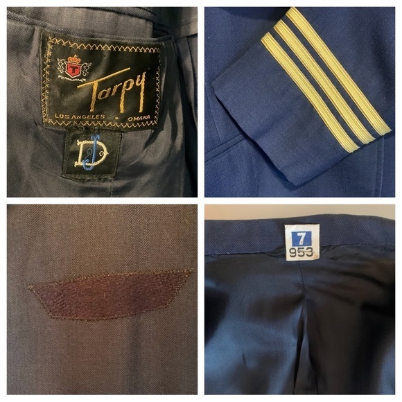 Men’s Sz 44L Prof. Airline Pilot/1st Officer Jacket. Dark Navy. - Picture 11 of 13